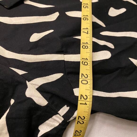 ASOS Patterned Black & White Smock/Dress - Picture 4 of 8